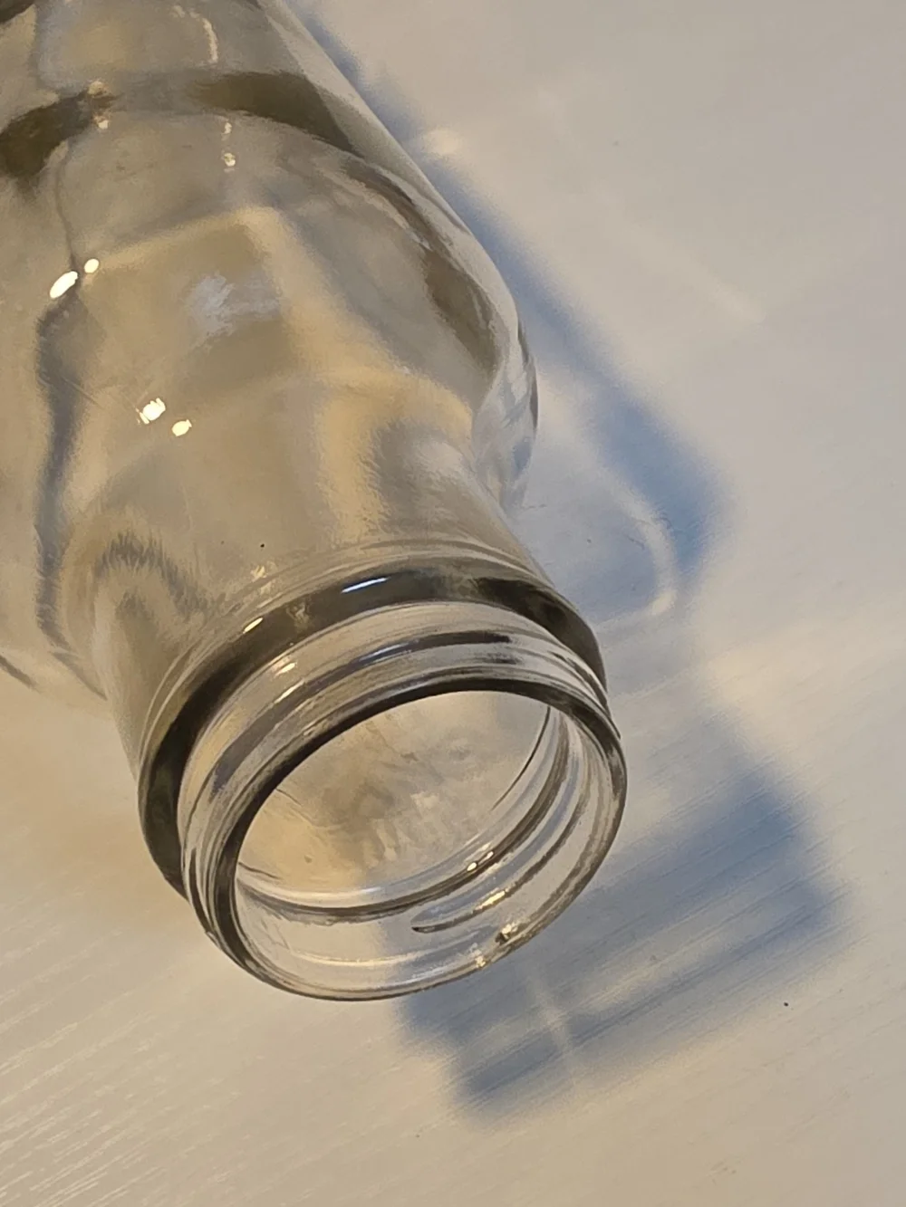 Vintage Clear Glass Rolling Pin